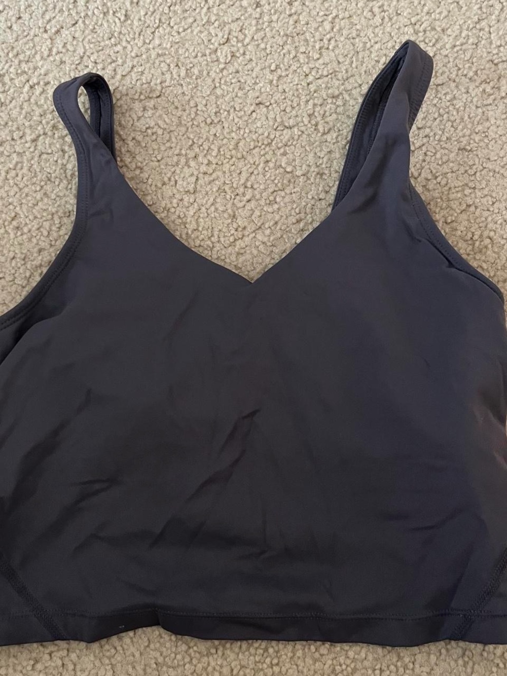 Everyday Black V-Neck Tank Top with Wide Straps